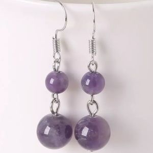 Genuine Amethyst Earrings
